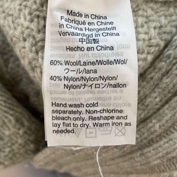 J Crew Cable Knit‎ Patchwork Sweater Tunic Size Medium (Q13) - Picture 8 of 10